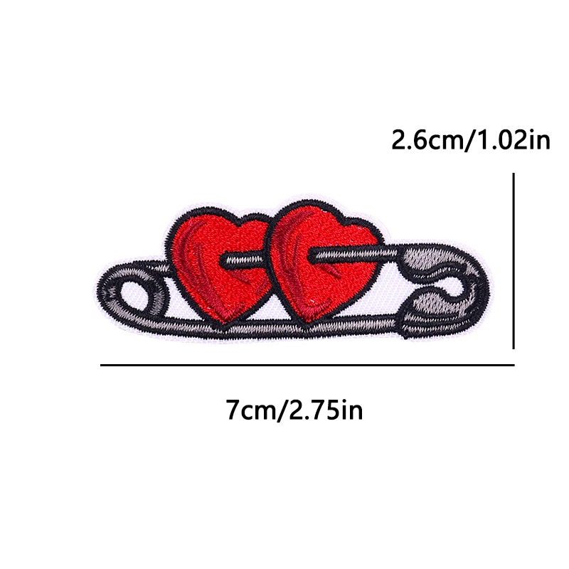 Punk Duck Hippie Style Iron On Embroidery Patch with Dark Humor Design for Denim Jacket Vest Biker Gear Music Festival Decor
