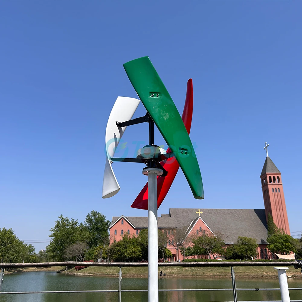 10KW Vertical Axis Maglev Coreless Wind Turbine Generator 220V 380V Free Energy Windmill Alternators With Mppt Controller 20KW