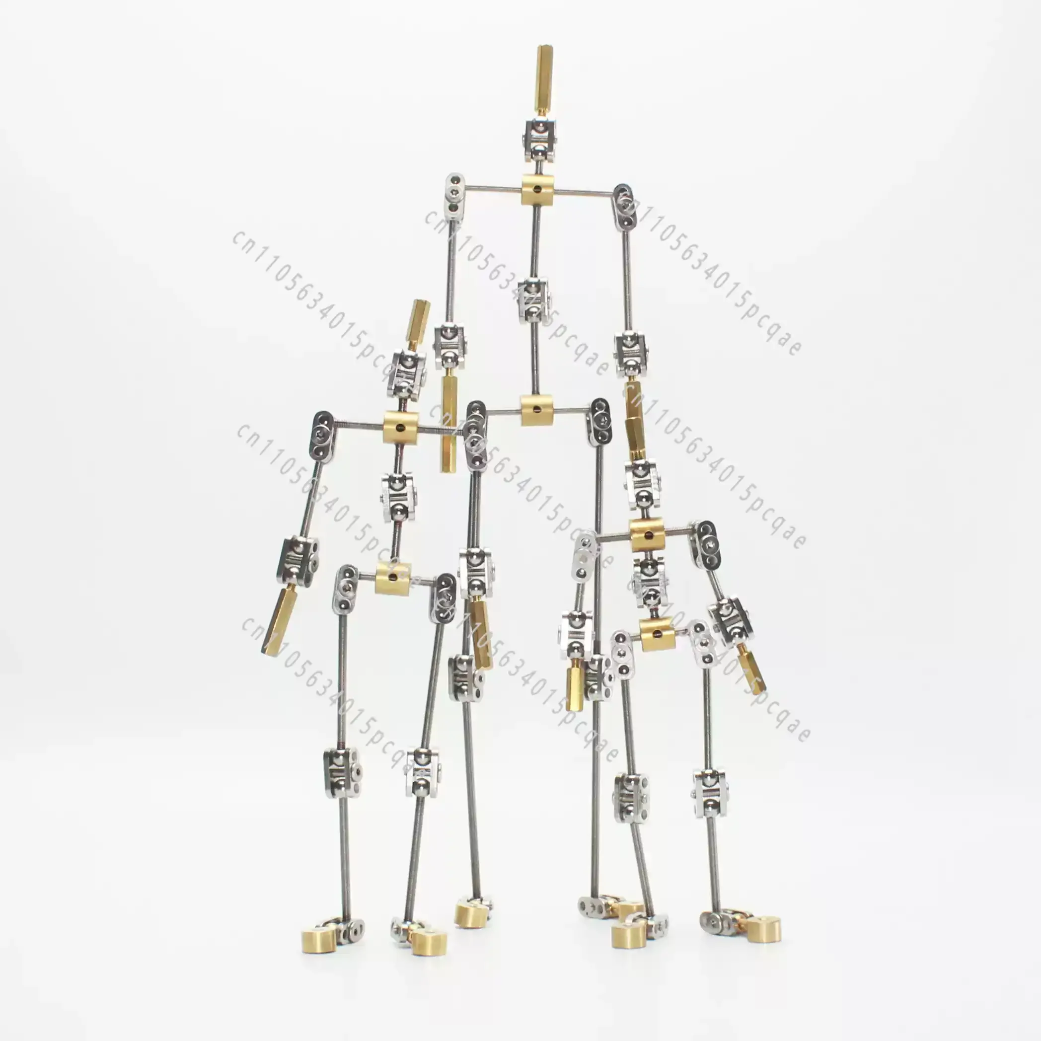 DIY Not-Ready-Made Animation Studio Armature Kit for Stop Motion Puppet with Silicone Hands Stop-motion Animation Metal Skeleton