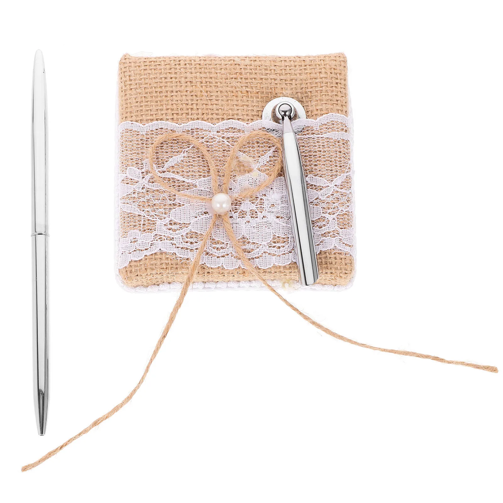 

Signature Pen for Wedding Supplies White Novelty Pens Steel Signing Desk Ballpoint Banquet