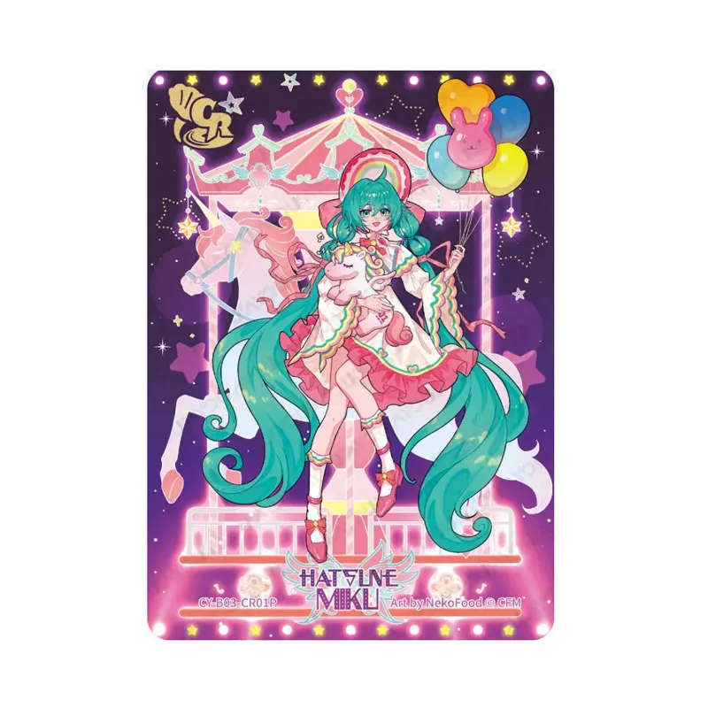 

KAYOU Hatsune Miku Series 3 Charm Pack CRP/CR/OR/UTR/AR/SR/MTR/R/N Single Sheet Full Set Genuine Collection Card Birthday Gift