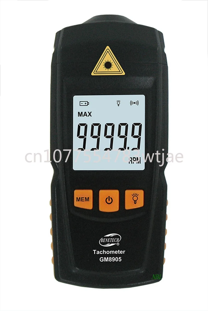 

GM8905 Laser tachometer non-contact photoelectric tachometer engine digital speed measurement