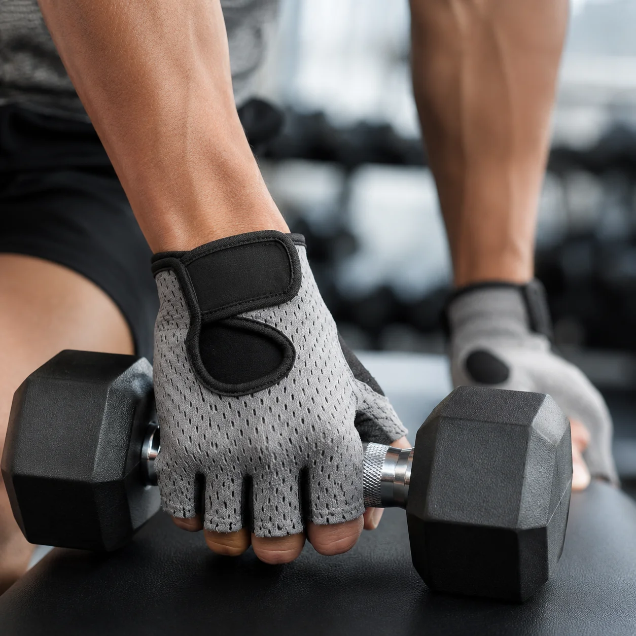 Grey Workout Gym Gloves 1 Pair - đánh giá và giá Workout Glove Gym