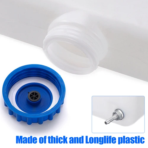 Imagen 2 del producto Tanque de combustible de 10L para motores diésel y gasolina, tanque de combustible para camión, calentador de estacionamiento duradero resistente al agua, tanque de combustible de aceite para coche