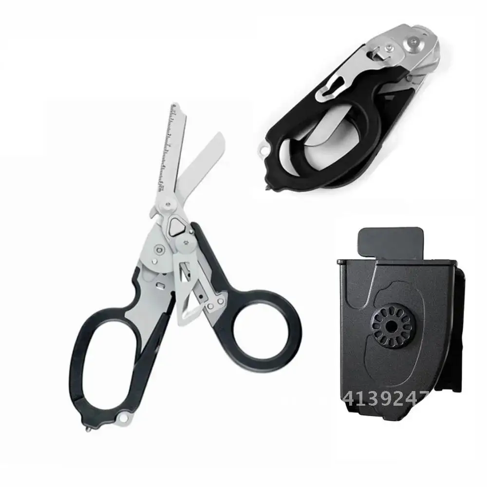 Multifunction Folding First Aid Raptors Tool Scissors Outdoor Scissors Survival Combination