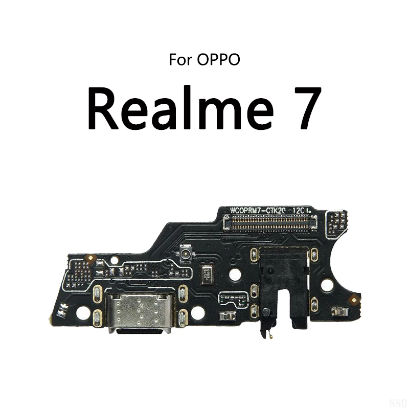 USB Charge Dock Port Socket Jack Connector Flex Cable For OPPO Realme 7 Pro 7i 8i 8 4G 5G 8S 9i Charging Board Module