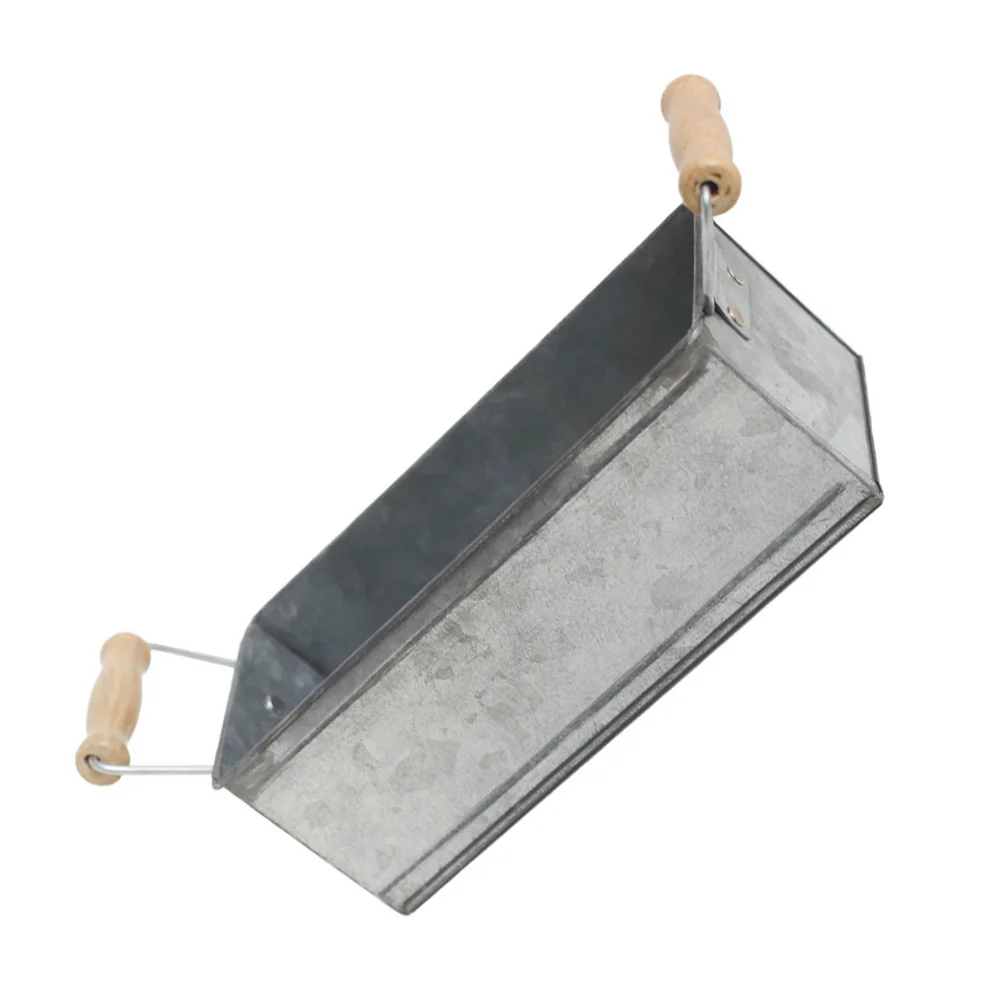 

Iron Flower Pot Retro Metal Garden Decor For Small Plants Succulents Storage Basin French Style Container Home Garden