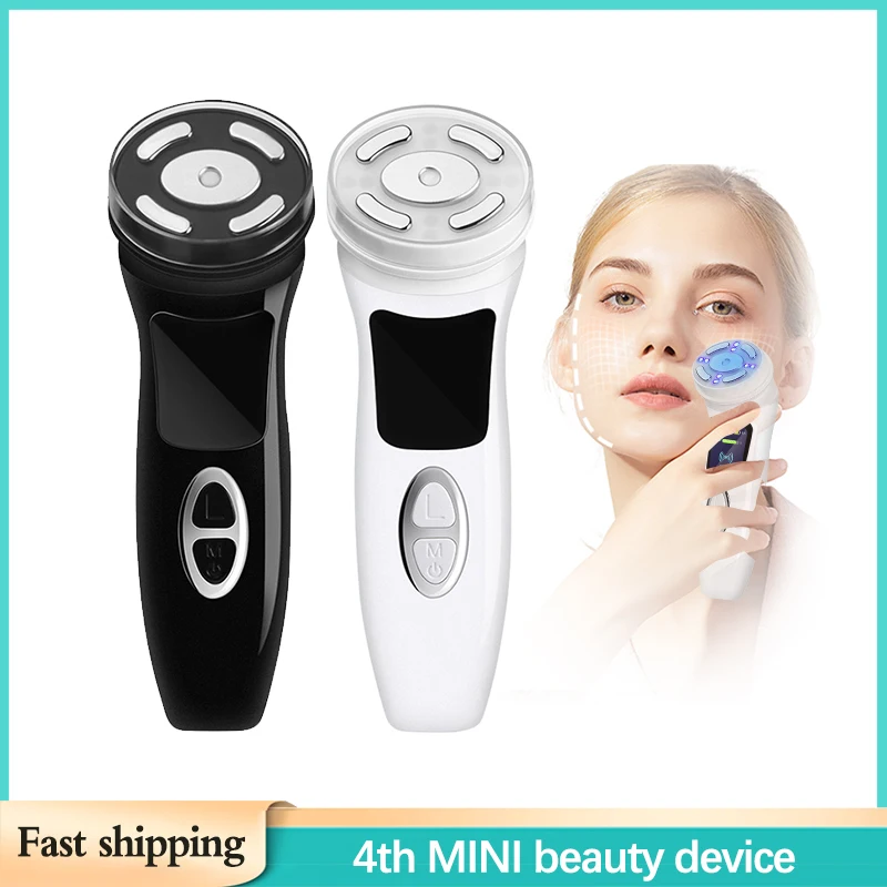 

MINI HIFU Ultrasonic Massager Micro Current Pulse Facial Skin Firming and Tightening Eye Massage Skincare Beauty Equipment
