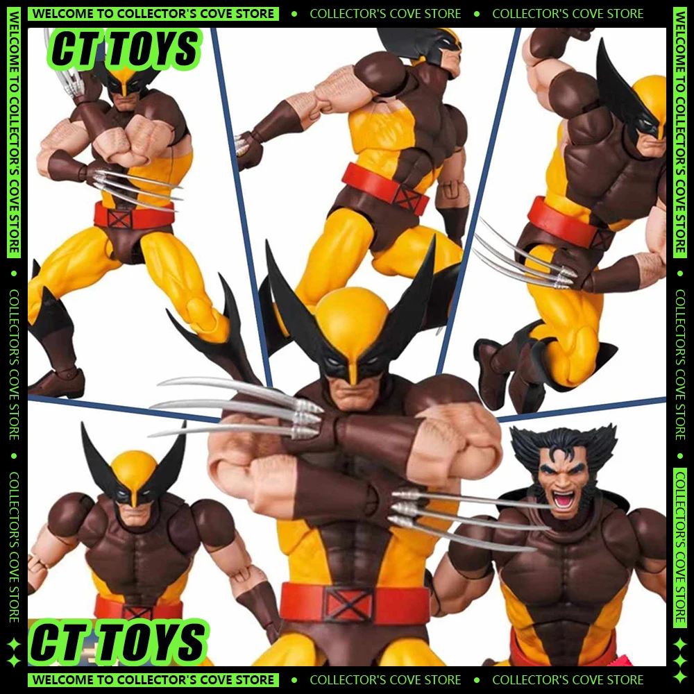 New Ct Toys Wolverine Action Figure Mafex 138 Anime Figures Deadpool Wolverine Figurine PVC Statue Room Decor Model Toys for Kid