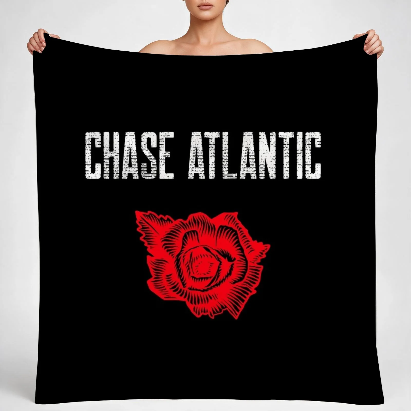 Chase Atlantic Design Throw Blanket couch cozy soft plush fuzzy picnic outdoor blanket