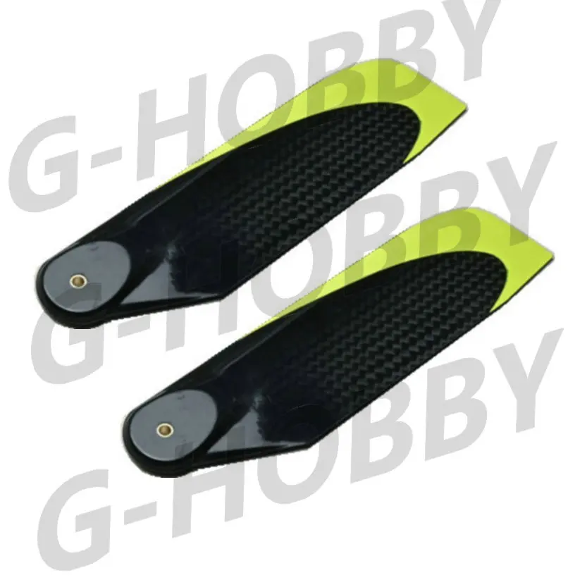 G-HOBBY 1 Pair 86mm 92mm 106mm 116mm FUN-KEY Rotor Tech Carbon Fiber Tail Rotor Blade For Align T-rex Gaui SAB Rc Helicopter