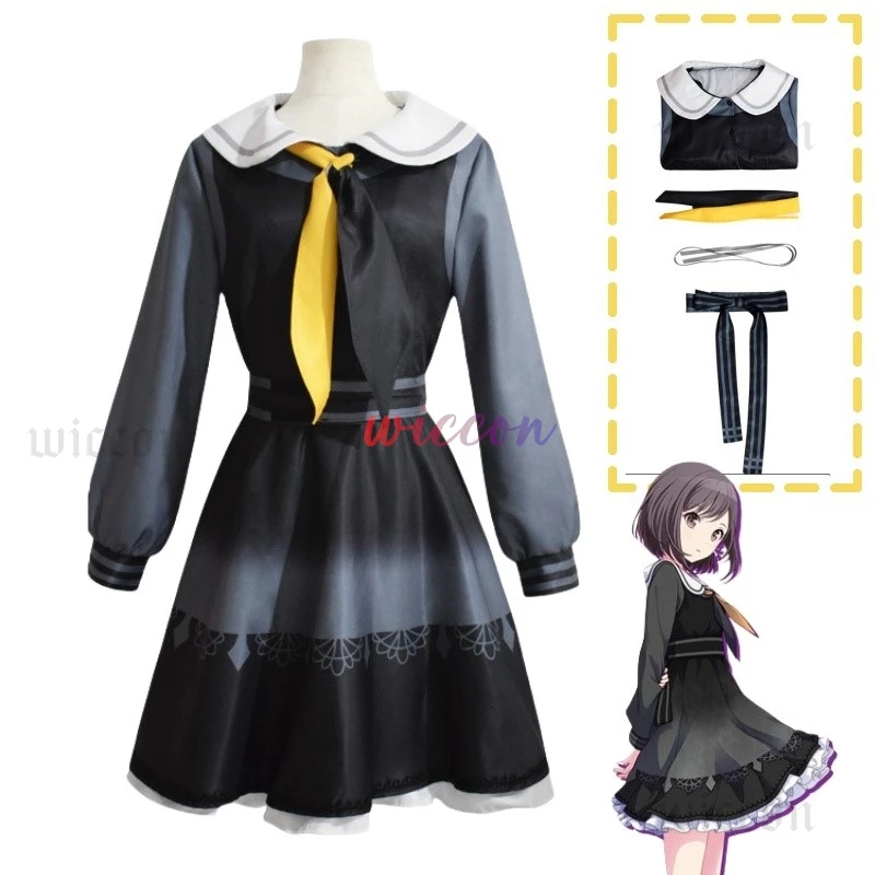 Shinonome Ena Cosplay Costume Wig Nightcord at 25:00 Project Sekai Colorful Stage School Uniform Halloween Party for Women Girls