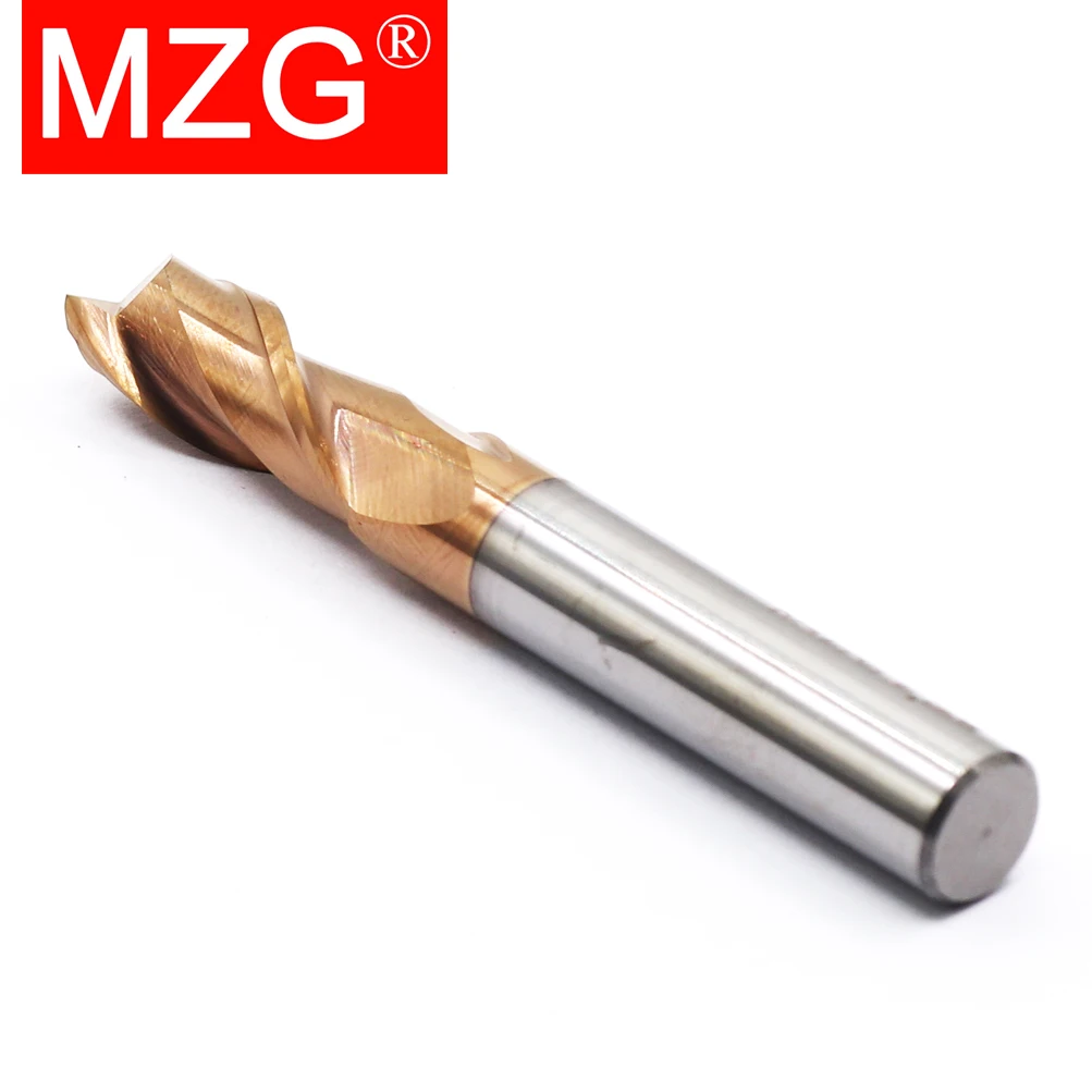 MZG 2 Flute HRC55 1 2 3 4 5 6 8 10 12 Carbide end mill Milling cutting Tools Alloy Tungsten Steel EndMills CNC machine end mills