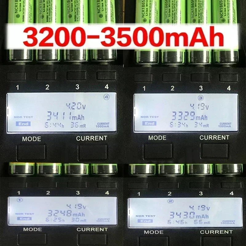 100% original NCR18650B 3.7V 3400mAh 18650 rechargeable lithium battery for 18650 battery + DIY nickel piece