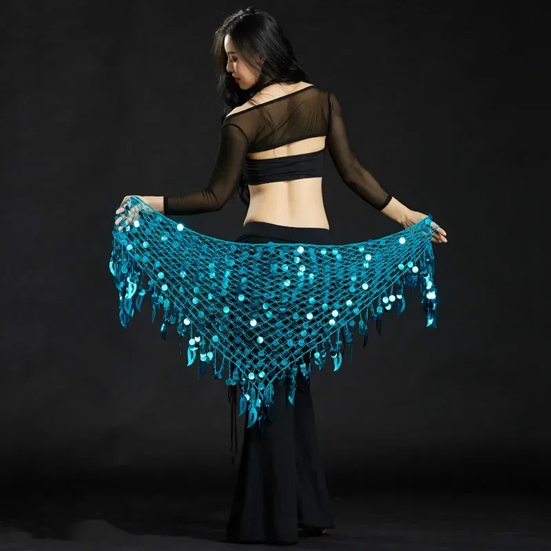 

Women Belly Dance Sexy Big Sequins Belly Dance Hip Scarf Lady Dance Accessories Girls Waist Belt Hip Scarf Wrap Belt Dancer