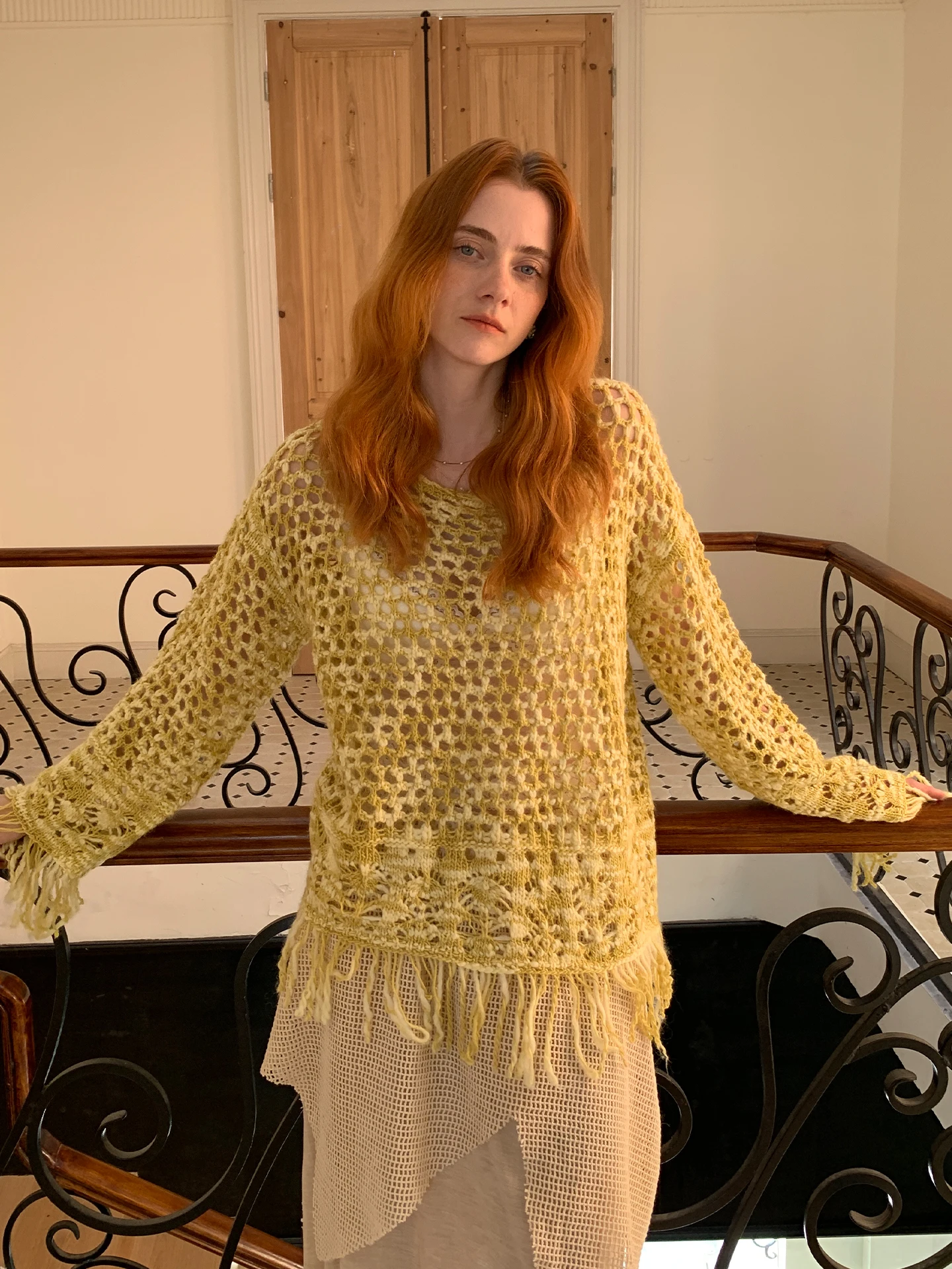 

Женский свитер ручной вязки крючком Zhu Early Autumn, ажурный, приталенный, свободный, универсальный, тонкий, для повседневной носки