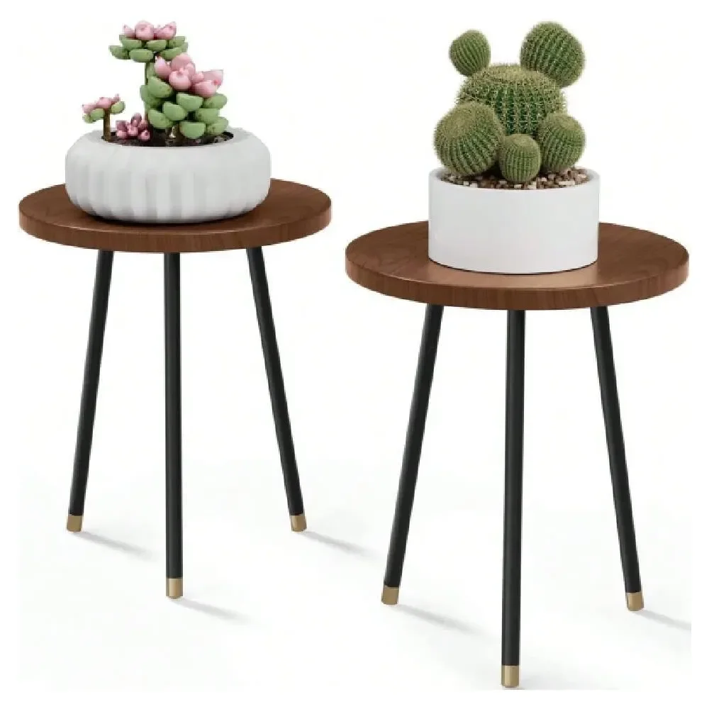 

Stand Indoor Outdoor Small Plant Stand Indoor 16 Convertible Flowers Pot Holder Small Round Side End Table Mid Modern Dr Plant