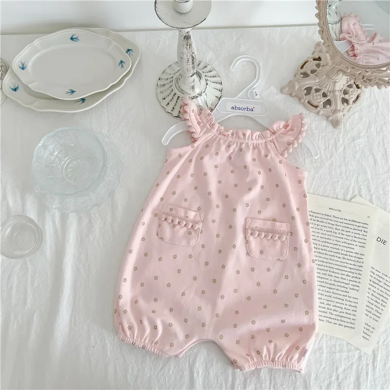 Jumpsuit for Baby Girls Clothes 0 To 12 Months Sleeveless Jumpsuit Toddler Summer Outfit  Newborn Photography Baby Girl Romper