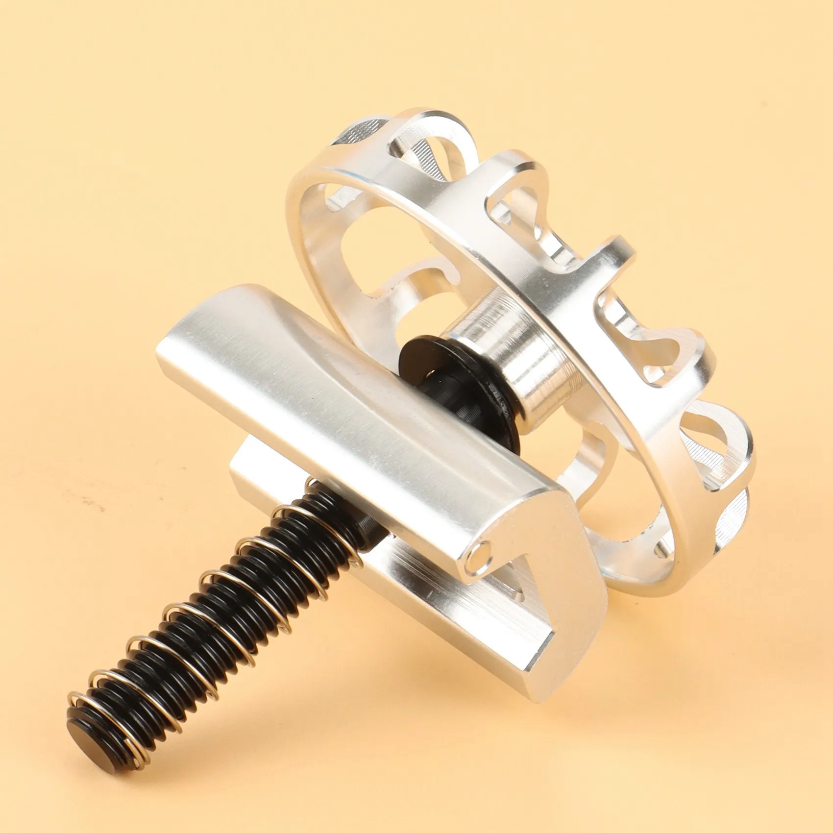 B48B-2X Folding Bike Hinge Clamp Cnc Aluminum Alloy C Buckle For Brompton Bike Hinge Clip Bicycle Accessories,Silver