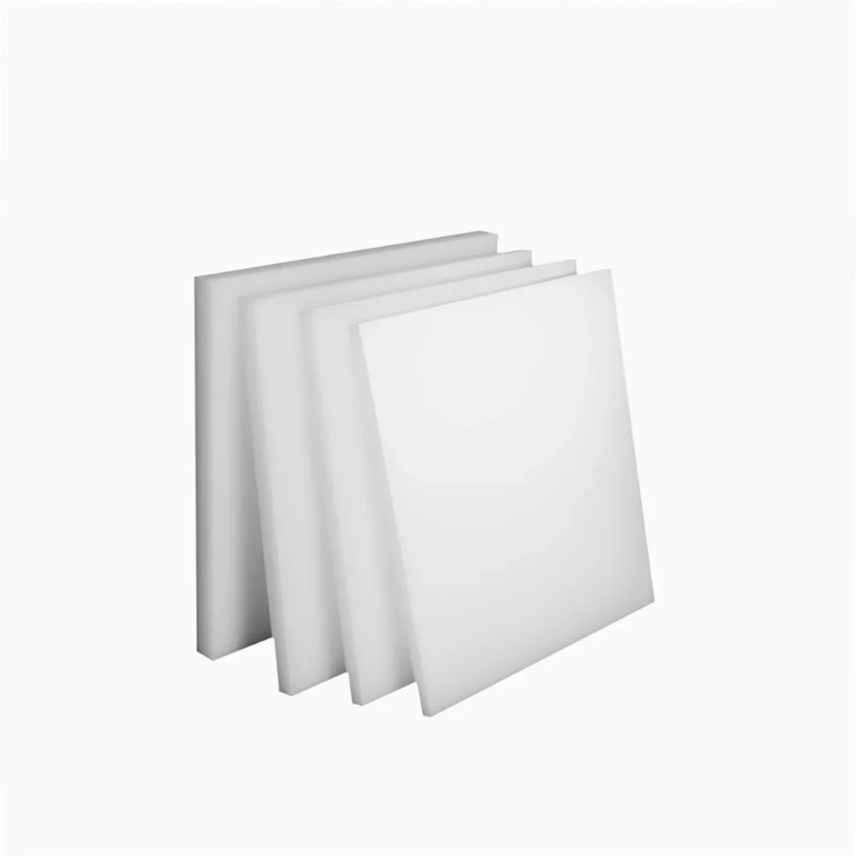 Panneau PP blanc de qualité alimentaire, plastique dur, panneau de polyéthylène, 0.5x100, 100x100, 200x150, 150x200, 250x250mm, épaisseur 200-18mm