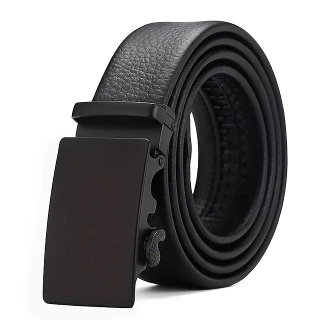 Mode-Business herren Gürtel Echte Luxus Marke Gürtel Metall Schnalle Gürtel Hochwertige PU Leder Weichen Gürtel Mit Cargo Hosen Jeans – Detail 3