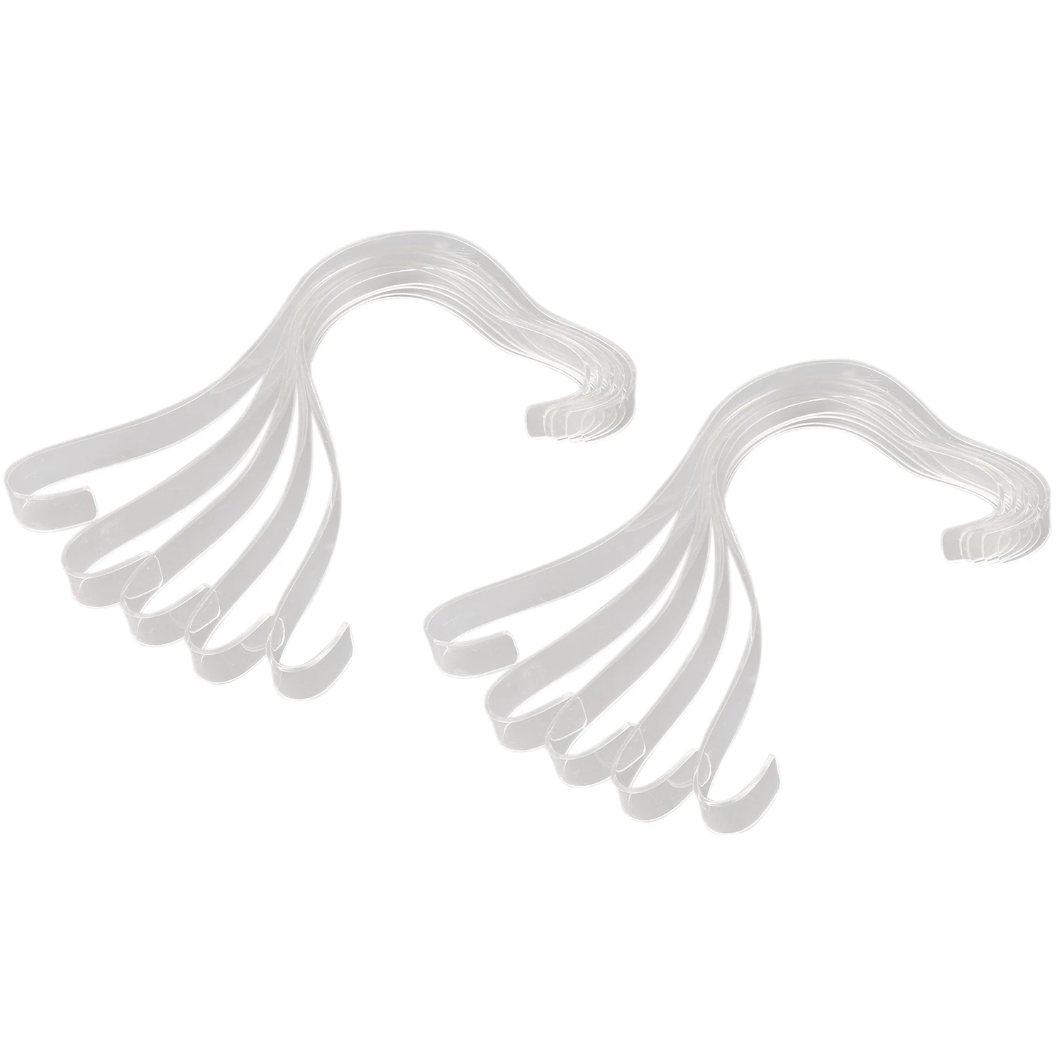 AA84 10Pcs 패션 투명 탄성 플라스틱 여성 샌들 쇼 홀더 신발 디스플레이 스탠드 랙