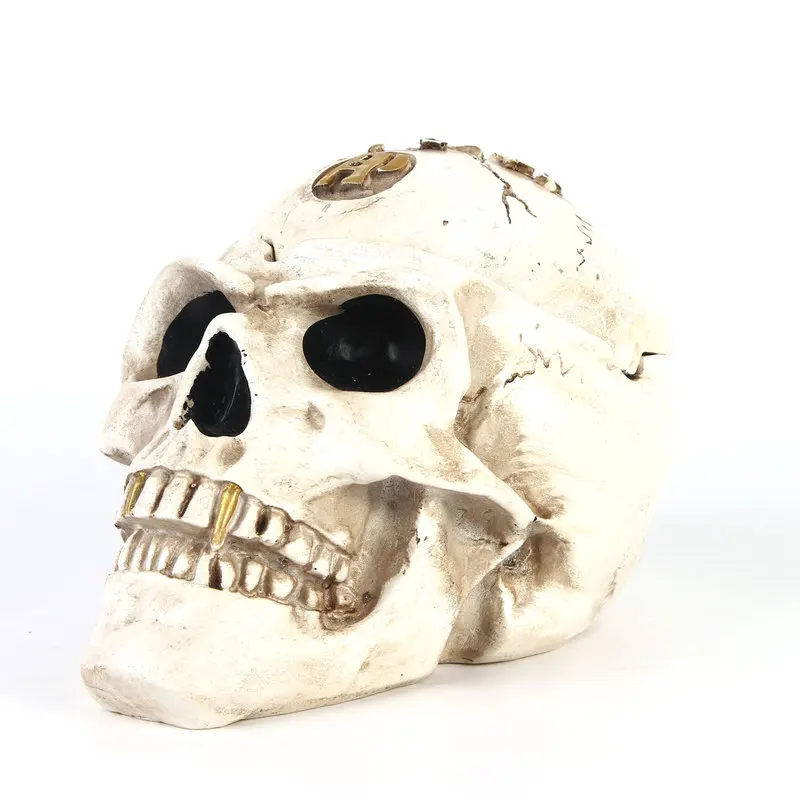 resin craft ornament personalized ashtray flag animal skull Halloween