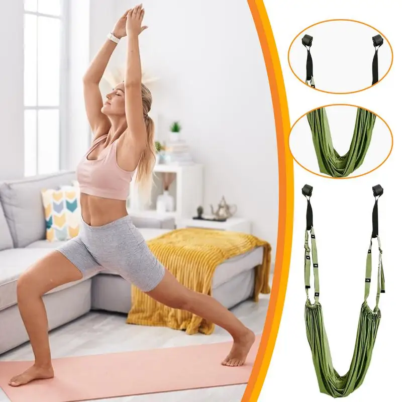 

Stretch Strap Inversion Trainer Adjustable Height Yoga Stretching Strap Door Flexibility Yoga Stretching Strap For Pilates Dance