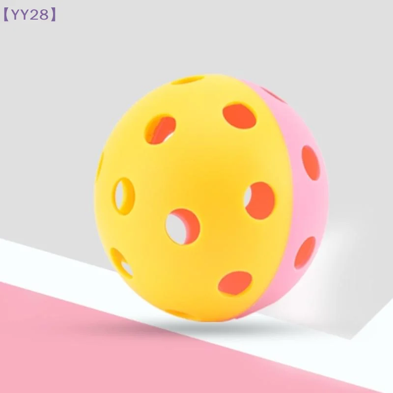 【YY28】【xxx】Indoor Pickleball Balls Paddle Ball 72mm Pickleball Sport Training Practice Plastic Pickleball Hollow Balls{Y}
