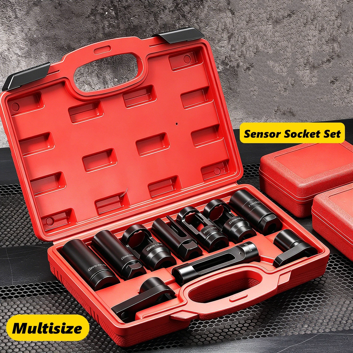 Professional Motorcycle Oxygen Sensor Socket Wrench Set,7/8