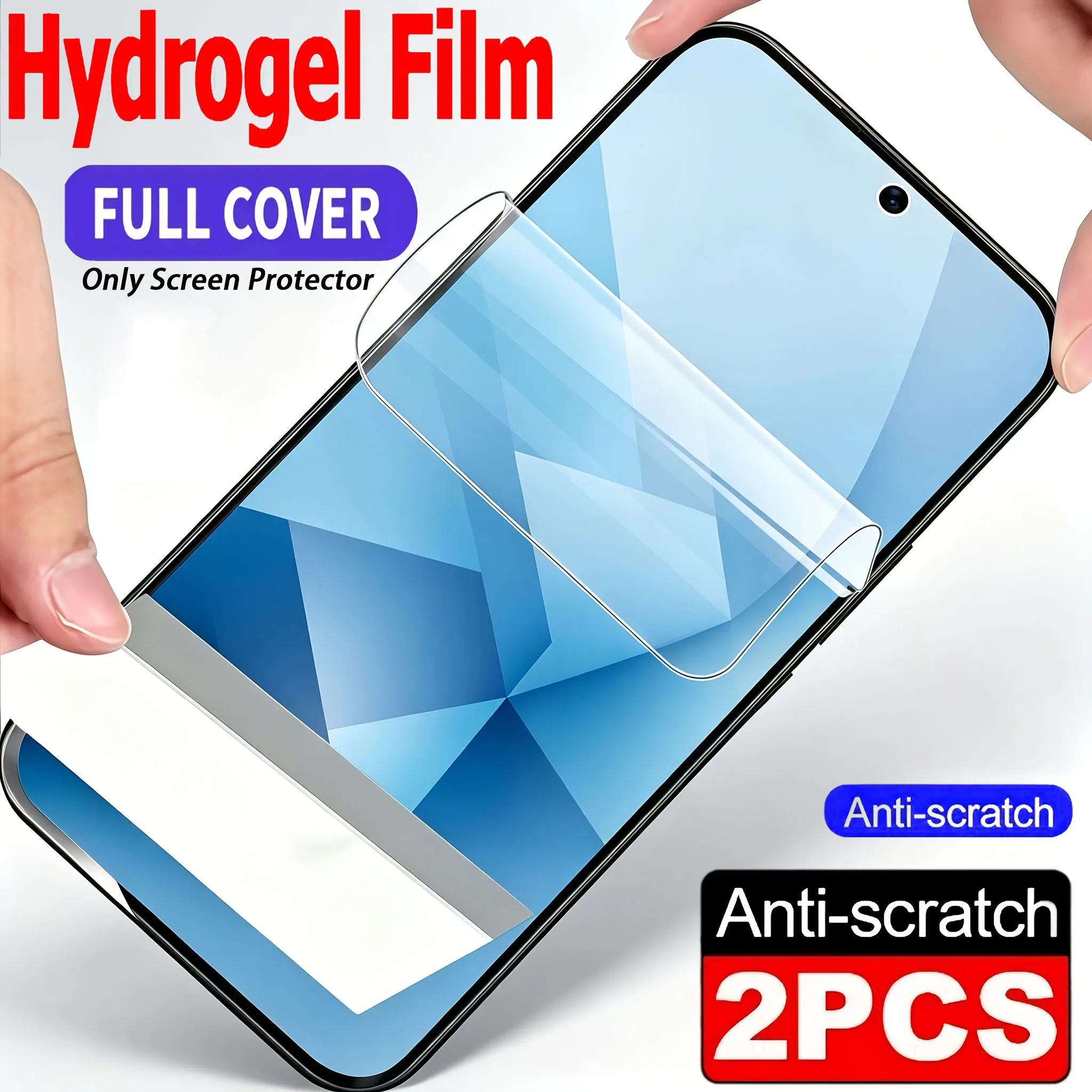 1-2Pcs Hydrogel Film Full Coverage Protective Film For Samsung S26 Ultra S25 A36 A37 A56 A57 A55 5G A53 A16 A17 A34 A15 A25 A26