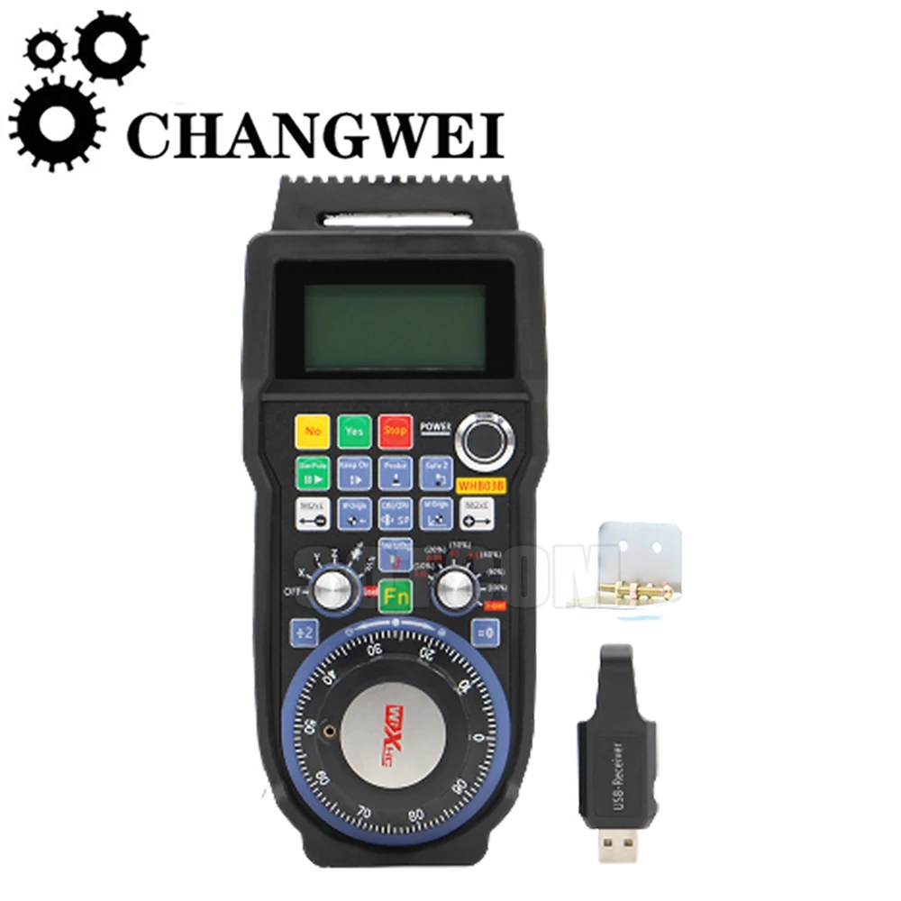 

Xhc Whb03b Nc Studio Cnc Wireless Handwheel 3 Axis Wireless Remote Control Weihong Control System Usb Receiver