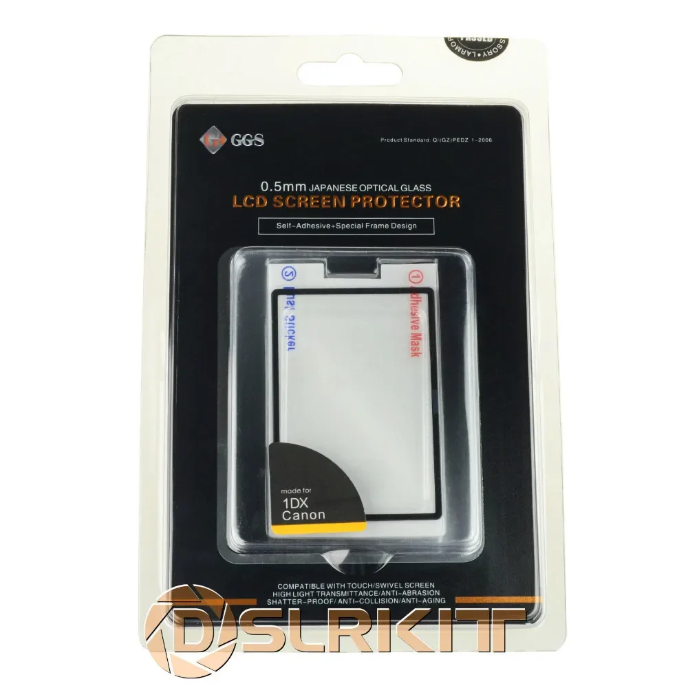 GGS IV 0.5mm Self-Adhesive Glass LARMOR Screen Protector GGS4 for Canon EOS 1DX