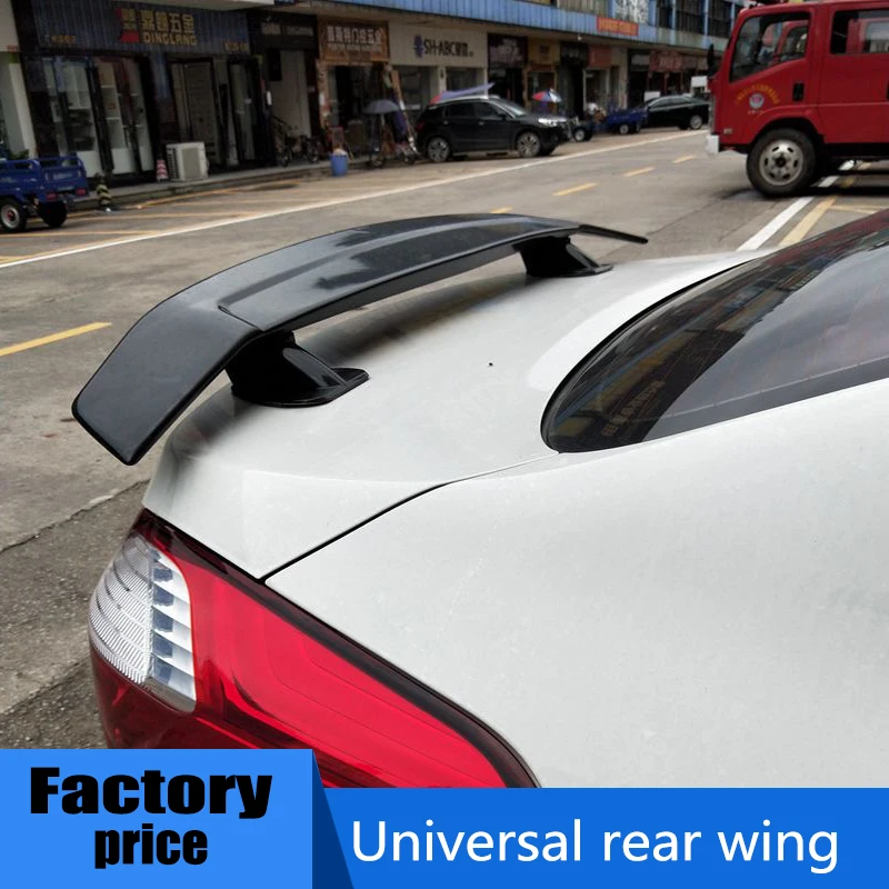 spoiler e36 e46 Universal rear wing for 98% sedan coupe gt wings spoilers bmw serie 3 bmw serie 1 carbon fiber car accessories