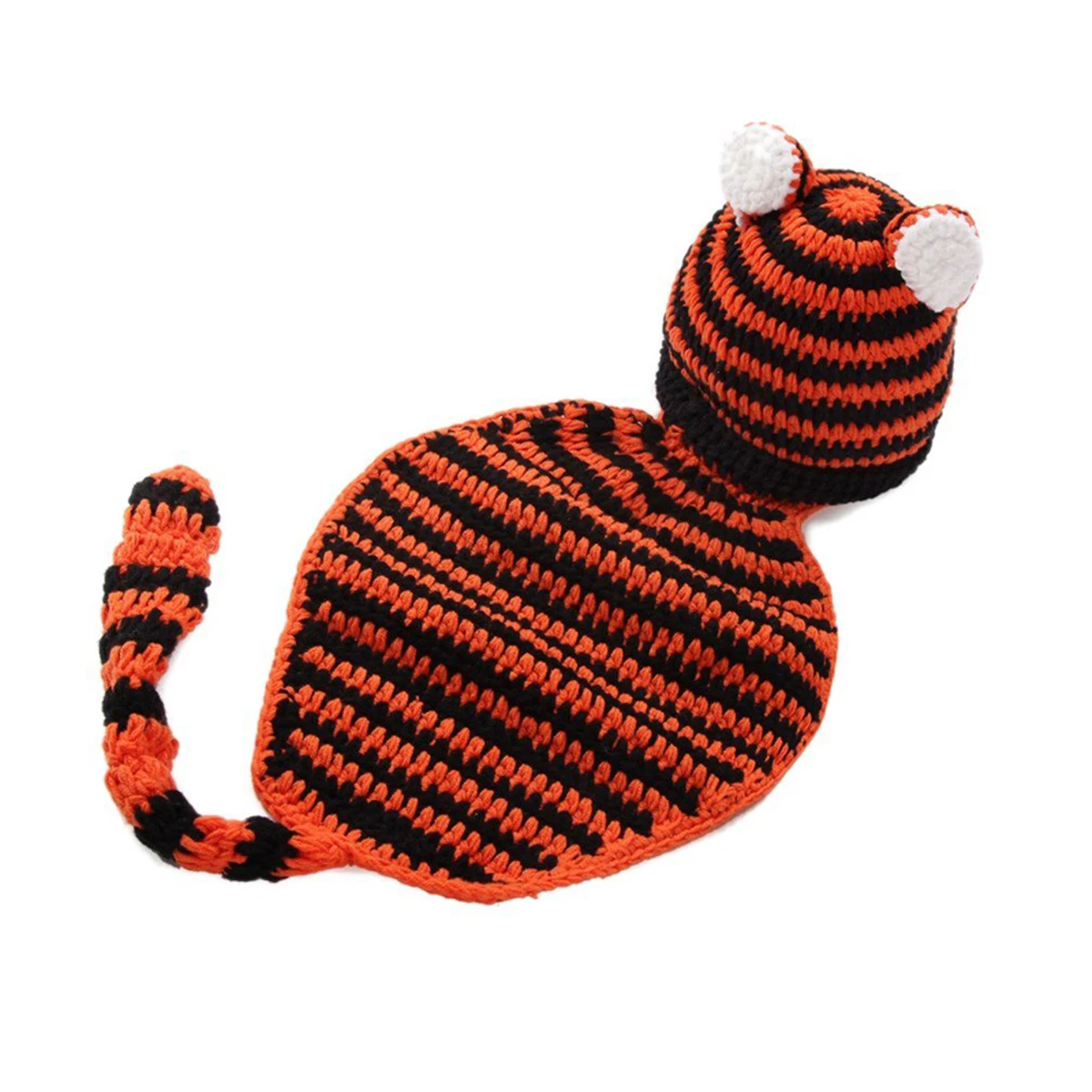 

Has Infant Photoshoot Outfits Boy Beanie Hats for Babies Newborn Photography Props Handmade Crochet Girl Accessories