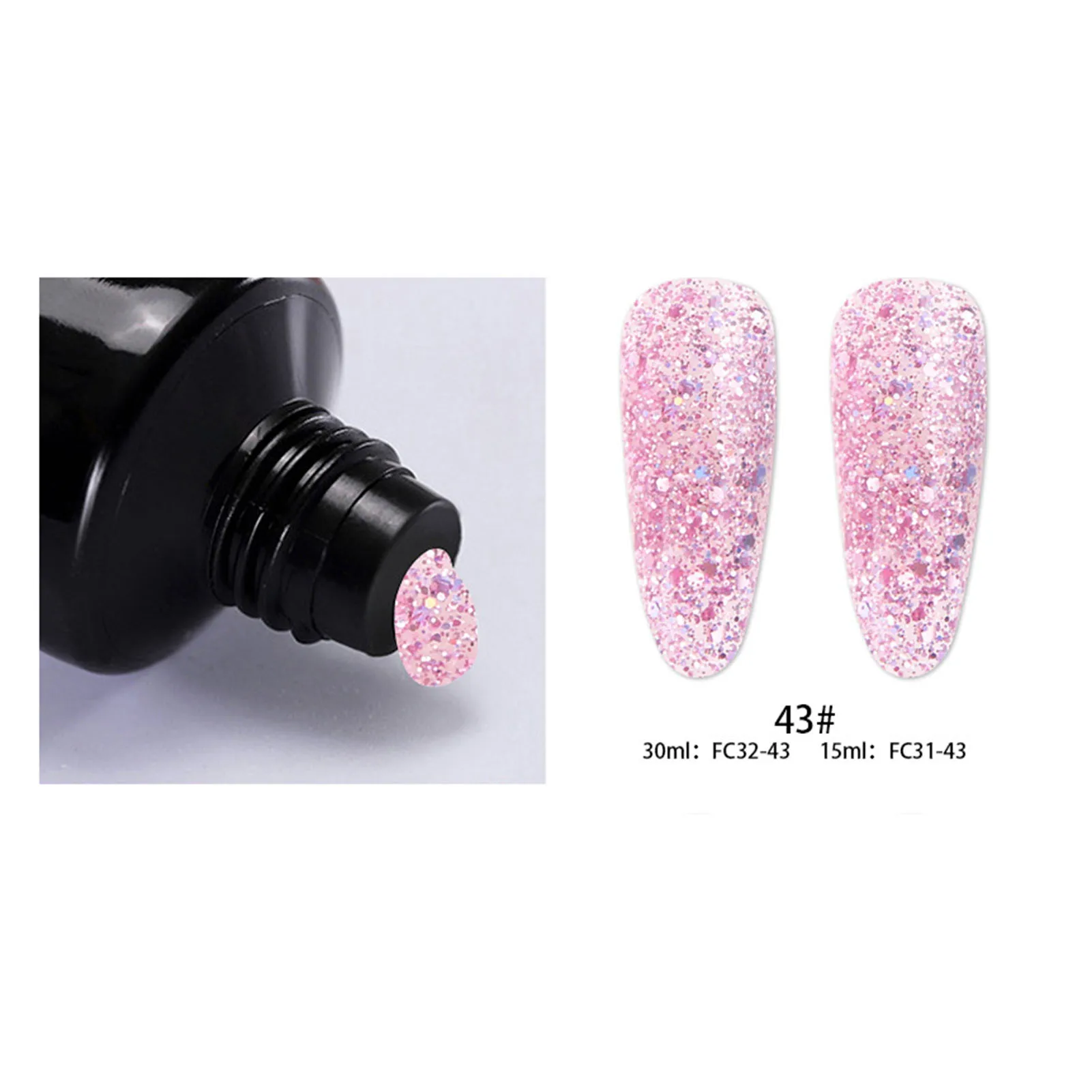 Colorful Nail Extension Gel Quick Dry and Long Lasting Nail Art Manicure for Daily Home Nail Art Salon