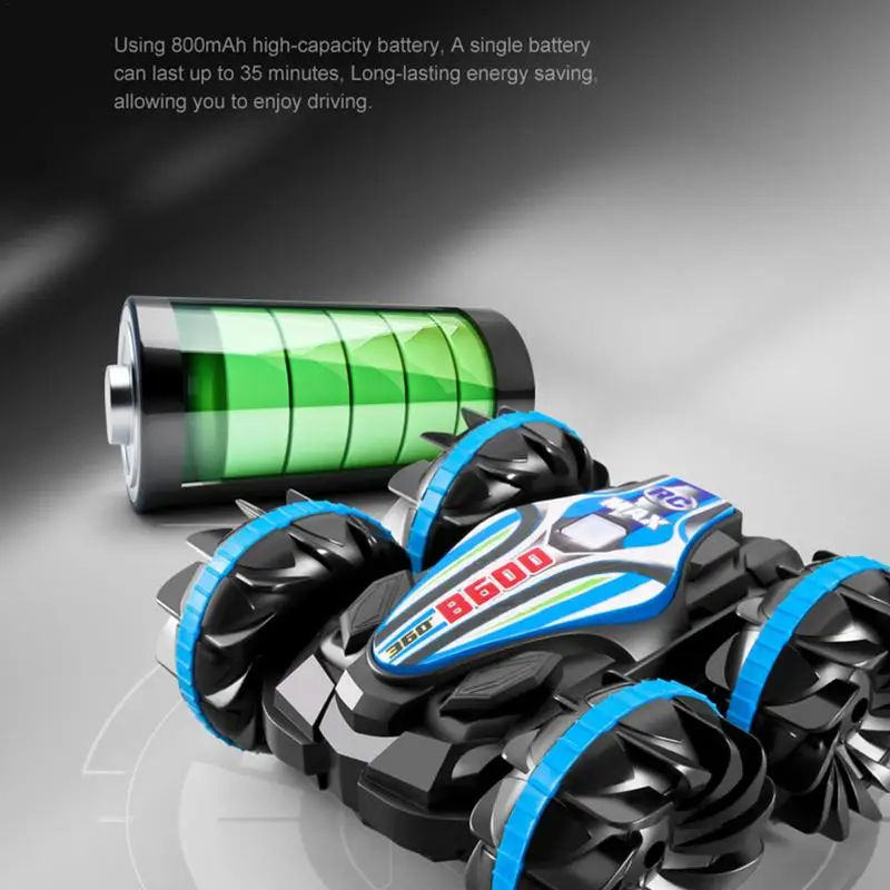 Remote Control Vehicle All Terrains Electric Vehicle 2.4G All Terrains Electric Vehicle Stunt Car Toy Waterproof Offroad RC