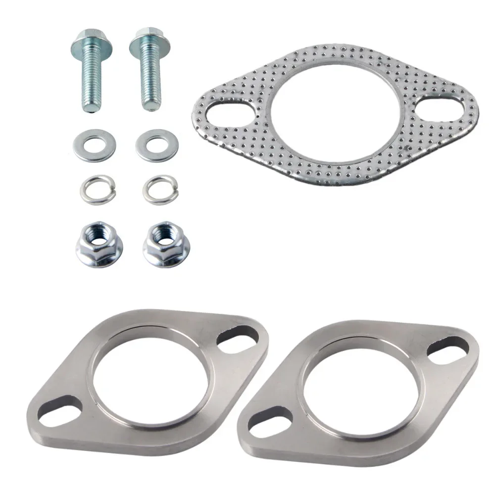 2/2.5 /3 inch stainless steel exhaust muffler weld flange connection joint with gasket - view 6