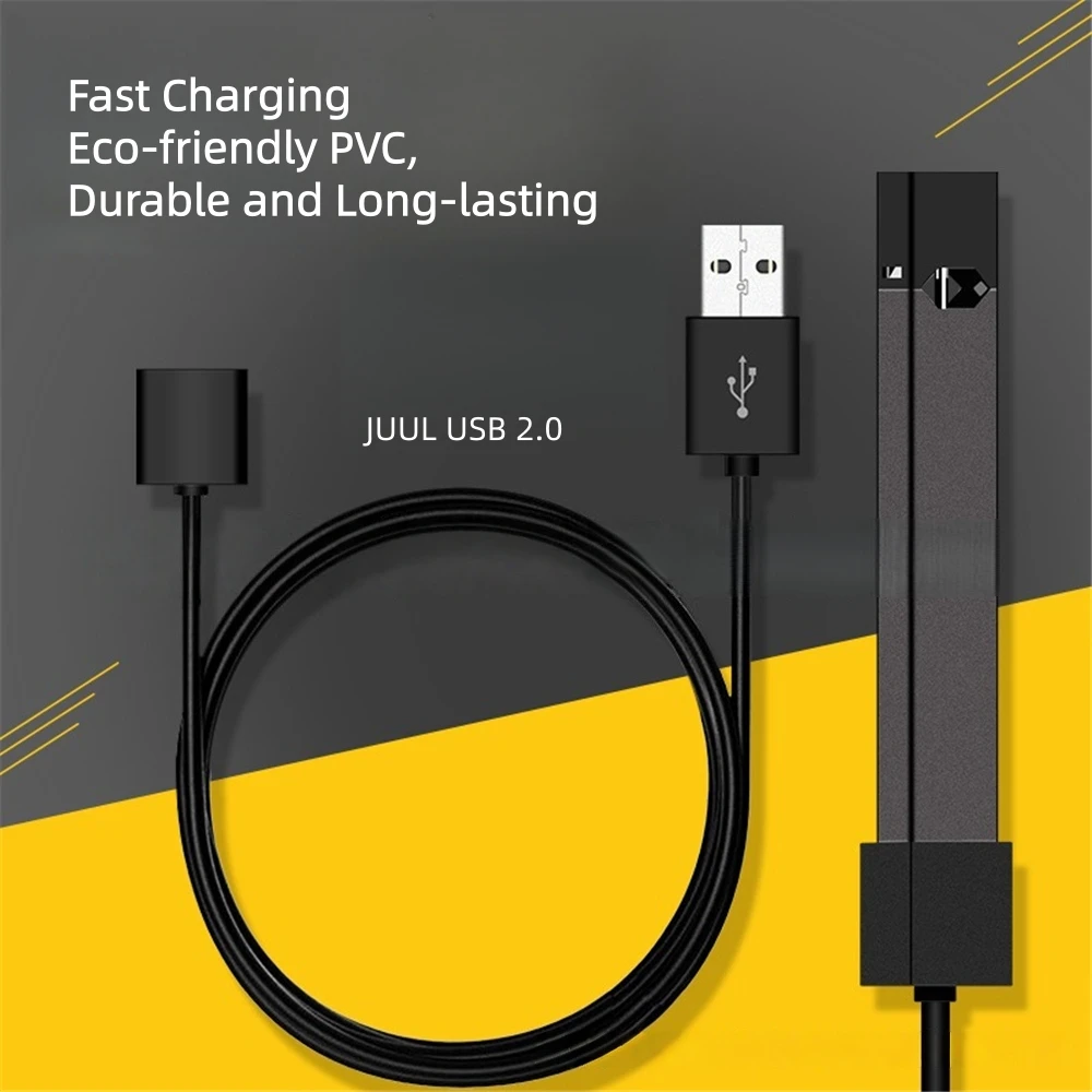 Kabel ładujący JUUL - szybki kabel magnetyczny USB 2.0, 80 cm do e-papierosa JUUL, akcesoria do e-papierosa JUUL