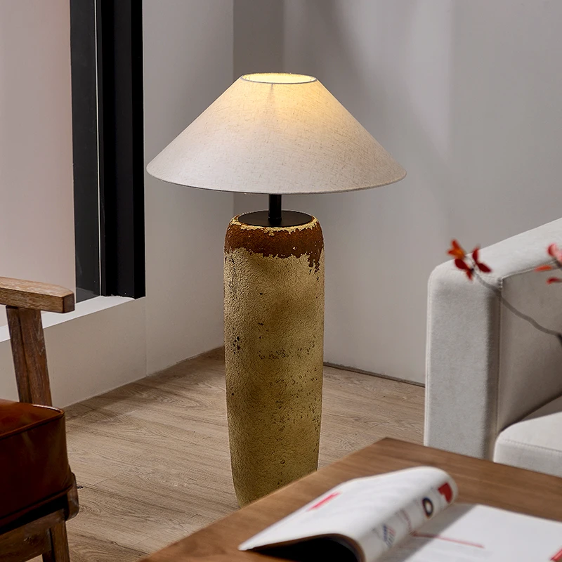 Good stuff floor lamp, coffee table corner decoration ornament next to the sofa in the living room, Japanese-style bedroom