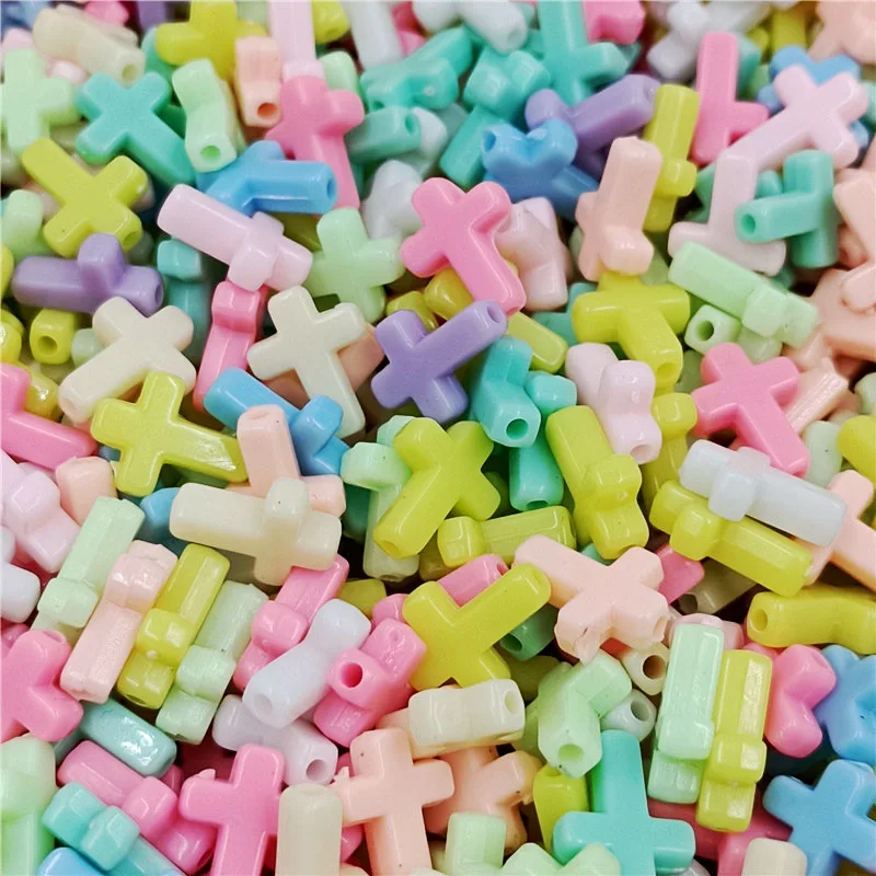 

50 шт./лот 12*16 мм акриловый крест кулон для серег ожерелье браслет бусины материалы DIY ювелирные аксессуары