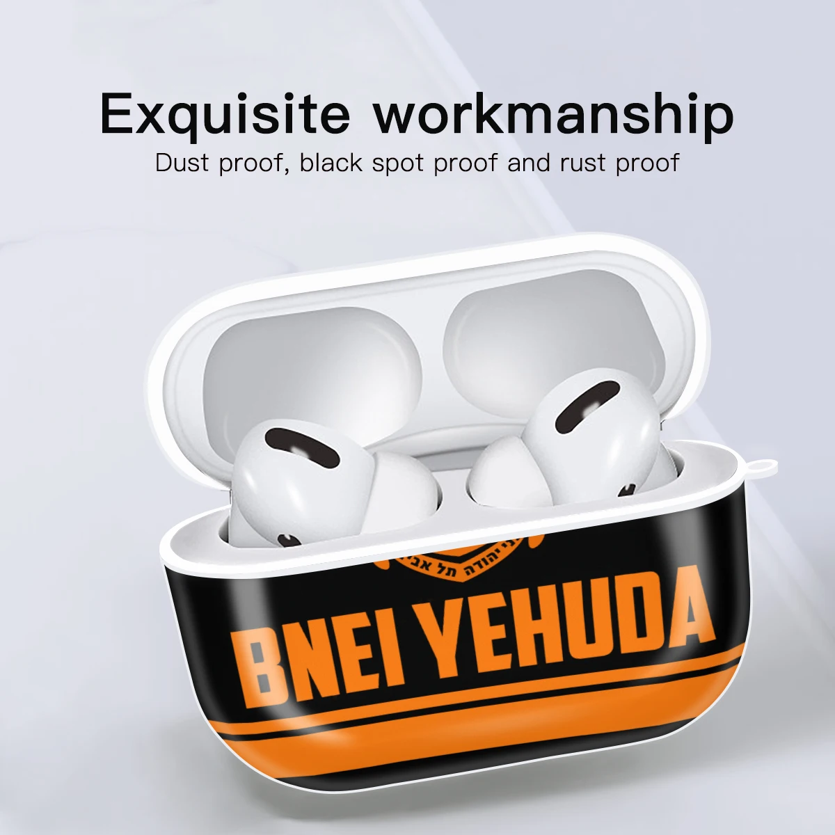 Bnei Yehuda Fc-Étui pour AirPods, Juste pour AirPods 1, 2, 3, Casque sans fil Pro