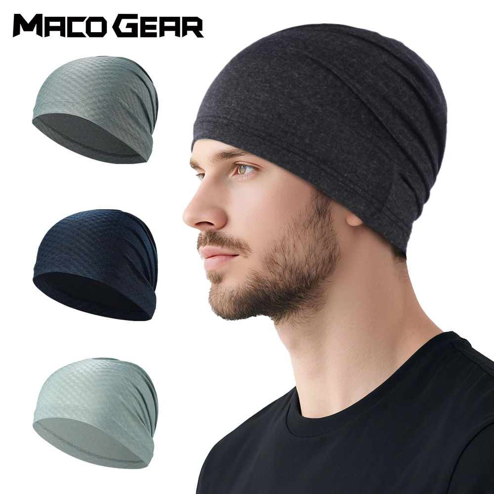 1/2PCS Quick-drying Running Cap Summer Breathable Stretchy Beanies Sport Outdoor Cycling Hiking Jogging Tennis Baseball Soft Hat