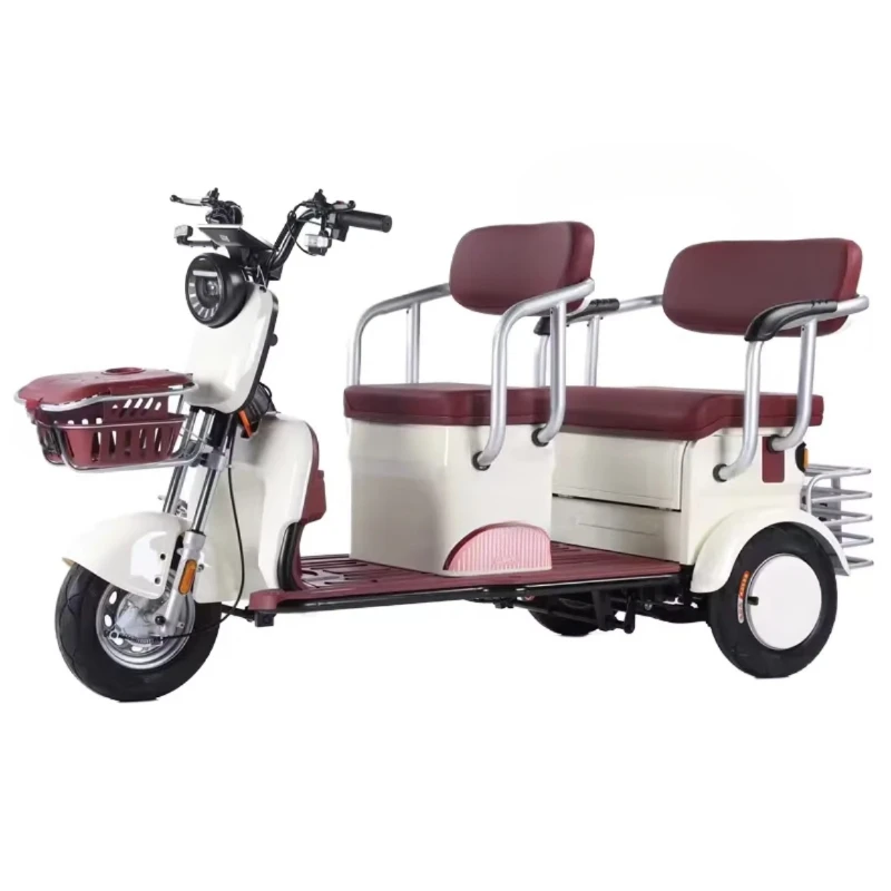 

Factory direct sales Leisure electric tricycle Adult elderly battery car Pick up and drop off children Goods use Export retail
