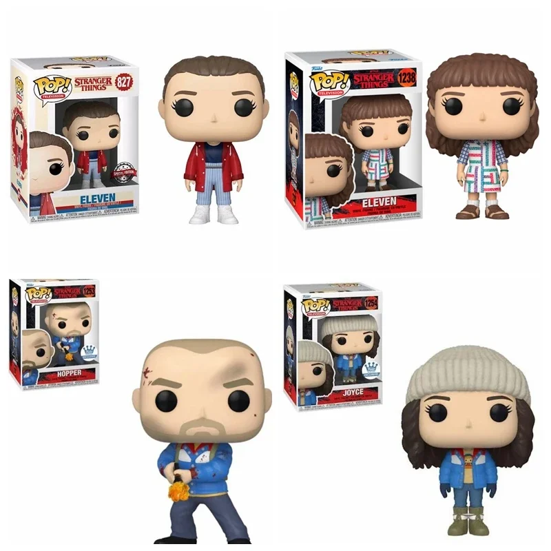 FUNKO POP TELEVISION  922# Eleven 827# 1238# HOPPER 1253# JOYCE 1254# 881# 552# 1238# 1243# Action Figure Toys