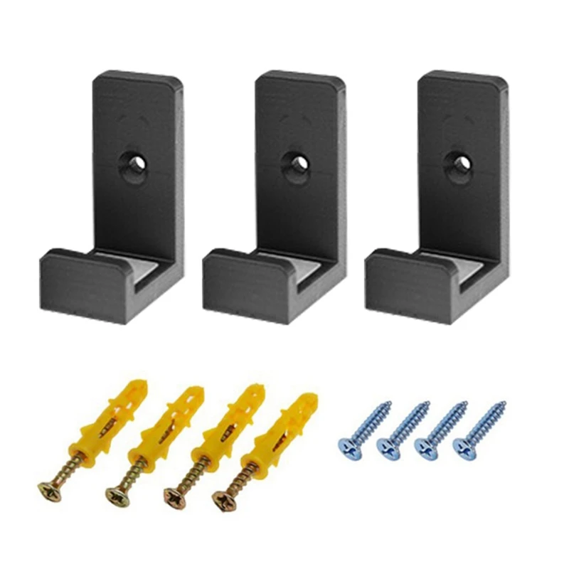 3Pcs/Set Wall Mount For PS4 Universal Controller Holder Stand Storage Rack With Screws For PS4 Host Durable Easy To Use