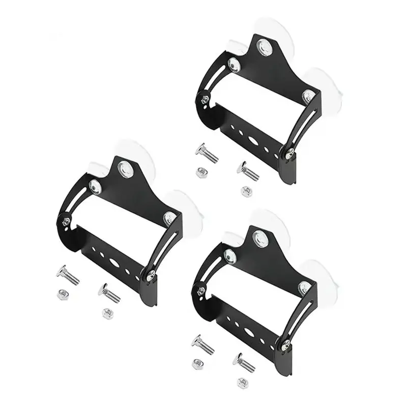 

M93K-3 Set Mounting Bracket With Clear Suction Cups For Windshield Cap For Car Truck LED Strobe Emergency Beacon Light Bar