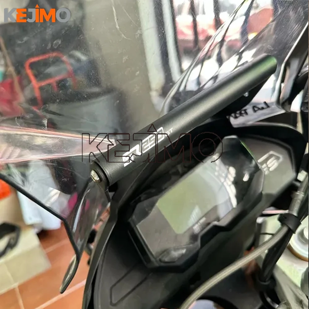 ل VOGE SR250GT SR 250GT sr250gt 2024 2025 2026 دراجة نارية ملحق الهاتف نظام تحديد المواقع والملاحة لوحة قوس المقود التكيف حامل