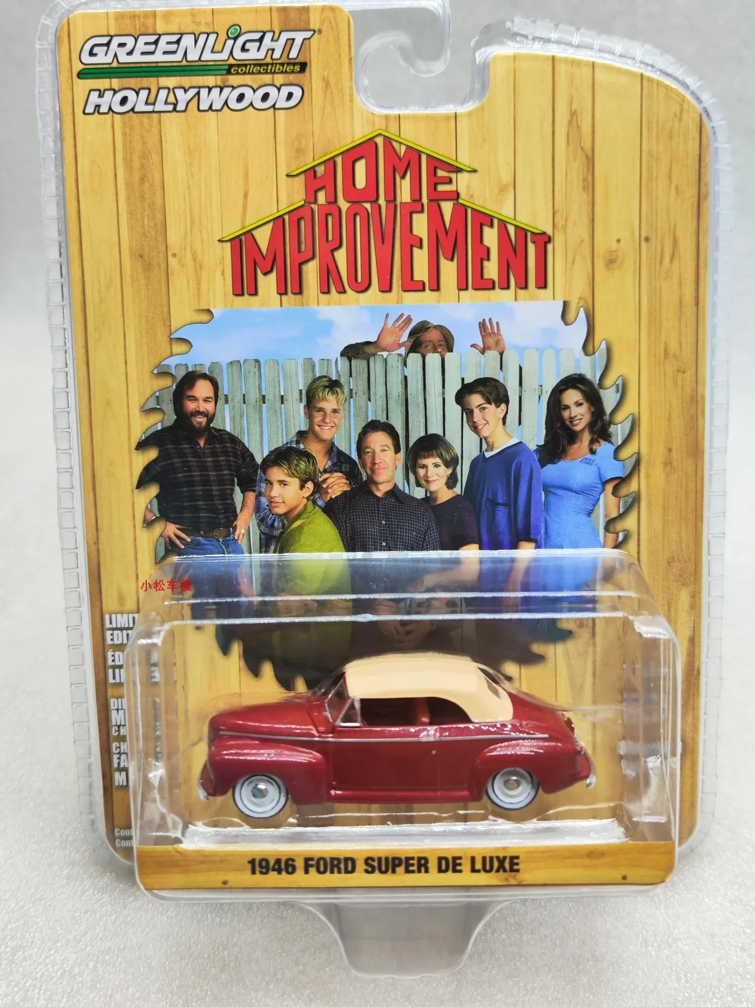 

1: 64 Hollywood 40- Home Improvement -1946 Ford Super Luxury Convertible Alloy car model collection gift ornaments