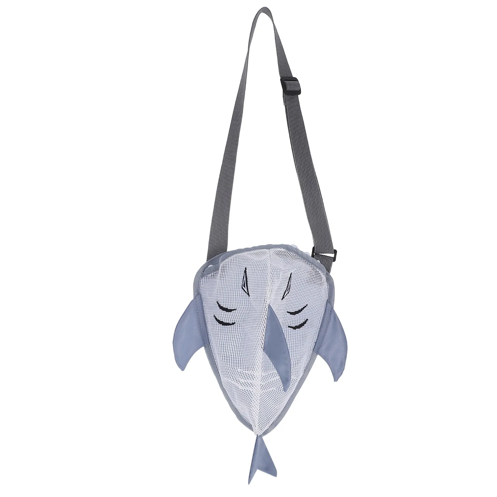bolsa-de-praia-infantil-com-tema-de-tubarao-design-de-malha-com-desenhos-animados-leve-lavavel-ideal-para-colecionar-conchas-para-usar-na-praia-na-piscina-para-brincar-na-areia-e-para-se-divertir-ao-ar-livre-no-verao